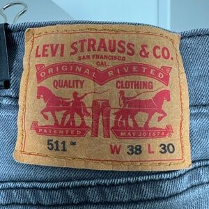 Levi's 511 Gray Denim Jeans